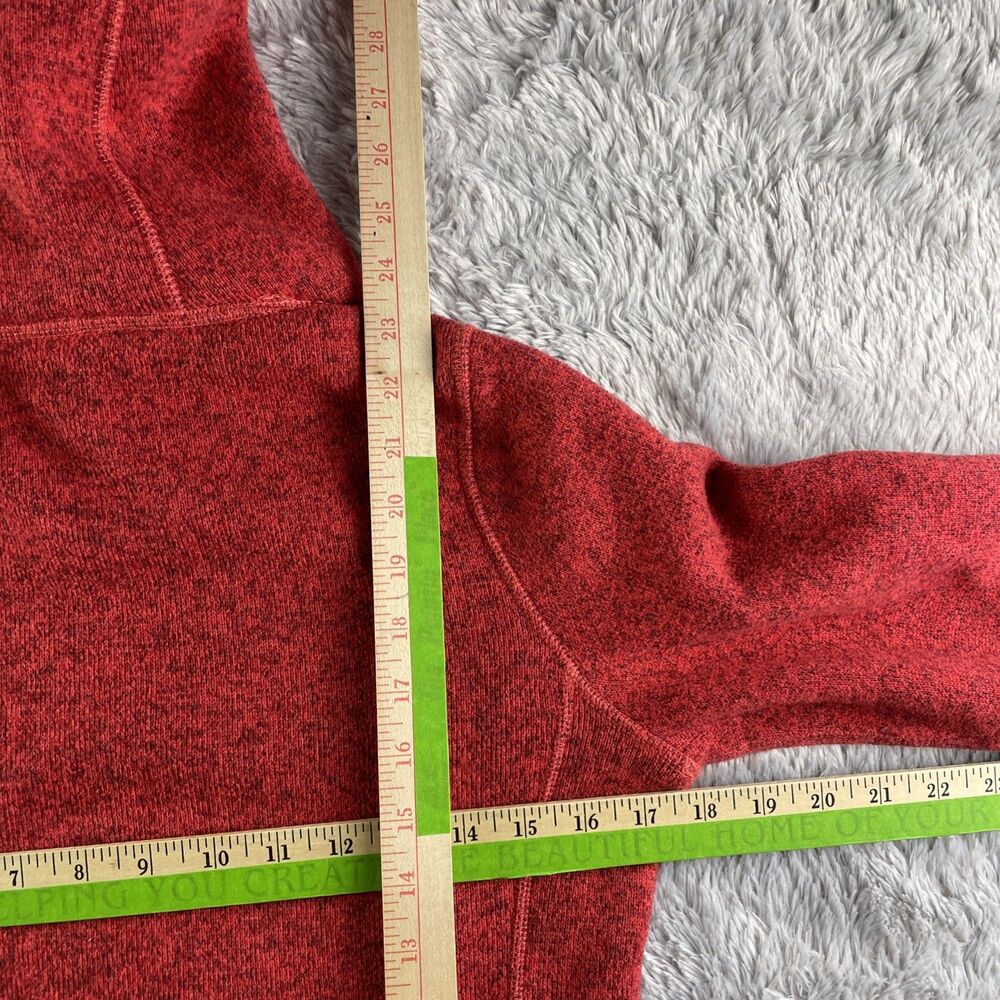 The North Face Jacket Womens Small Red Hoodie Pullover Heathered Hiking Outdoors - Picture 9 of 9